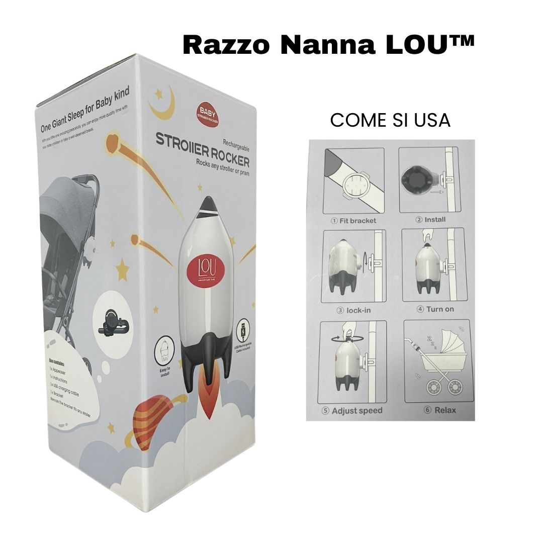 Razzo nanna LOU™ - Oscillatore Carrozzina, Passeggino, Ovetto