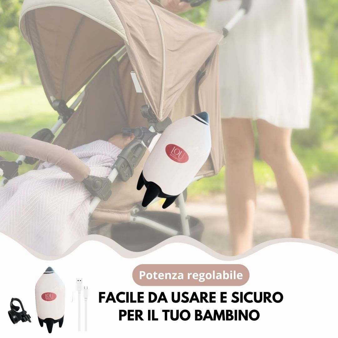 Razzo nanna LOU™ - Oscillatore Carrozzina, Passeggino, Ovetto